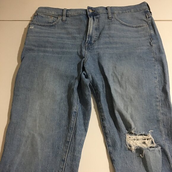 Madewell Womens The Perfect Vintage Jeans Size 32 Distressed - Picture 3 of 14
